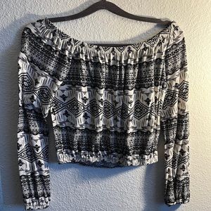 H&M divided midriff top